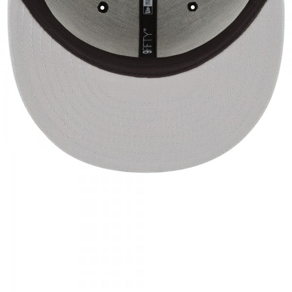 Бейсболка San Antonio Spurs New Era Official Team Color 2Tone 9FIFTY - Black/Silver