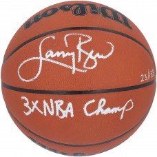 Мяч Larry Bird Boston Celtics Autographed Fanatics Authentic Wilson Official Game with '3x NBA Champ' Inscription - Limited Edition of 133
