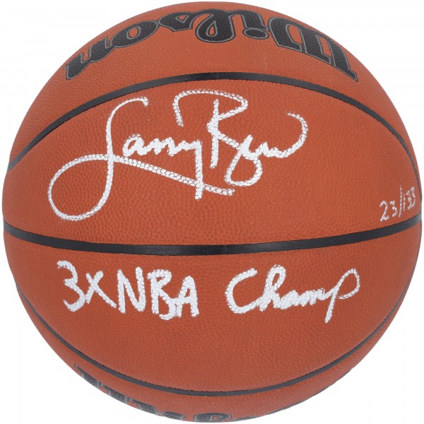 Мяч Larry Bird Boston Celtics Autographed Fanatics Authentic Wilson Official Game with '3x NBA Champ' Inscription - Limited Edition of 133