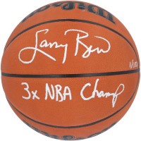 Мяч Larry Bird Boston Celtics Autographed Fanatics Authentic Wilson Official Game with '3x NBA Champ' Inscription - Limited Edition #1 of 133