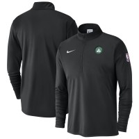 Boston Celtics Nike 2024/25 Courtside Performance Half-Zip Top - Black