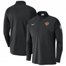 New York Knicks Nike 2024/25 Courtside Performance Half-Zip Top - Black