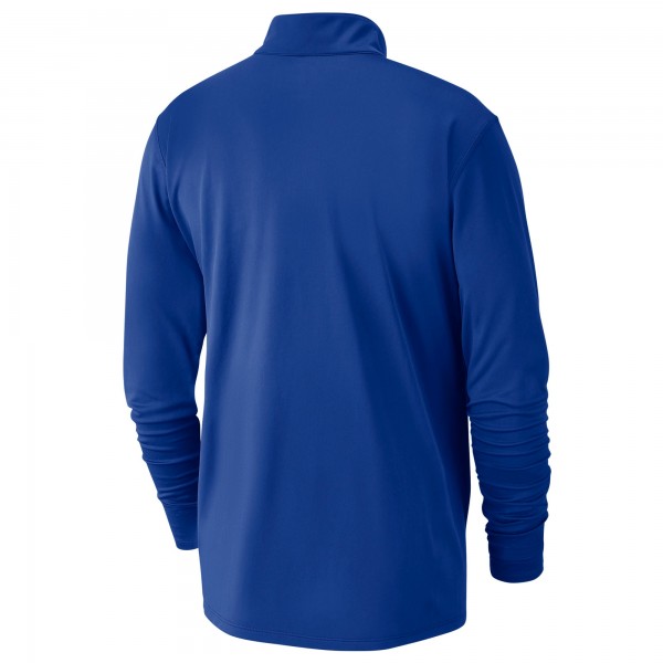 Philadelphia 76ers Nike Royal 2024/25 Courtside Performance Half-Zip Top