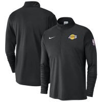 Кофта на короткой молнии Los Angeles Lakers Nike 2024/25 Courtside Performance - Black