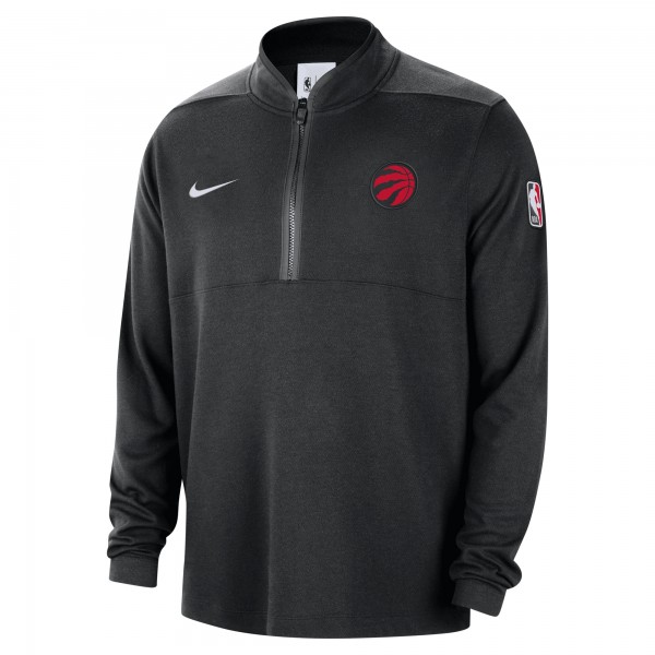 Toronto Raptors Nike Black 2024/25 Courtside Performance Half-Zip Top