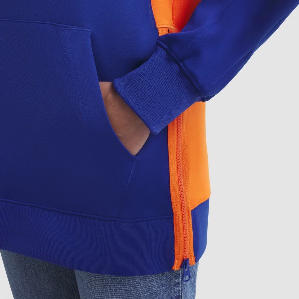 Толстовка на молнии New York Knicks Nike Authentic On-Court Showtime Performance - Blue