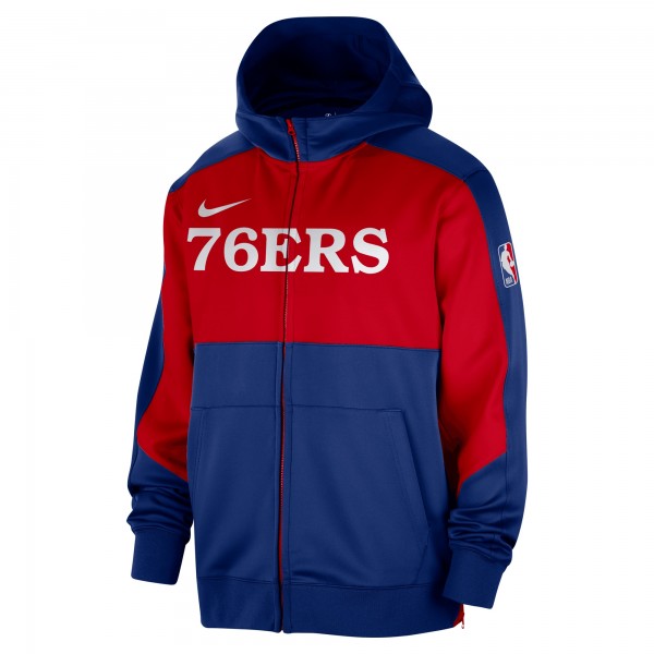 Philadelphia 76ers Nike Royal Authentic On-Court Showtime Performance Full-Zip Hoodie