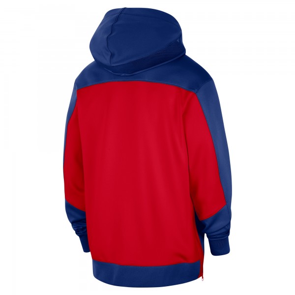 Philadelphia 76ers Nike Royal Authentic On-Court Showtime Performance Full-Zip Hoodie