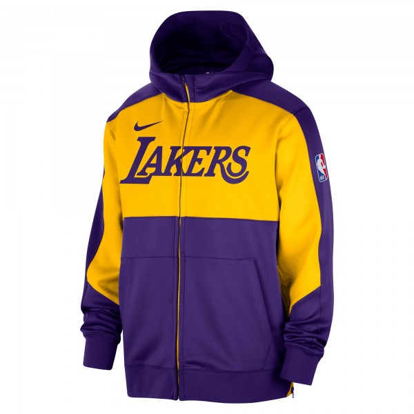 Толстовка на молнии Los Angeles Lakers Nike Authentic On-Court Showtime Performance - Purple