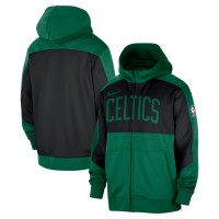 Толстовка на молнии Boston Celtics Nike Authentic On-Court Showtime Performance - Kelly Green