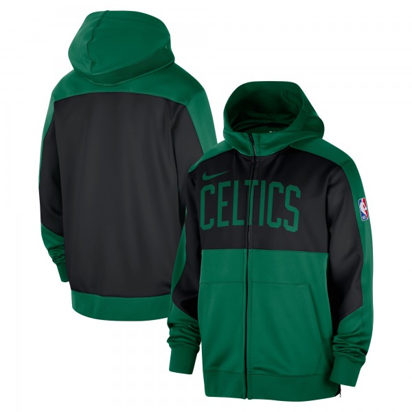 Толстовка на молнии Boston Celtics Nike Authentic On-Court Showtime Performance - Kelly Green