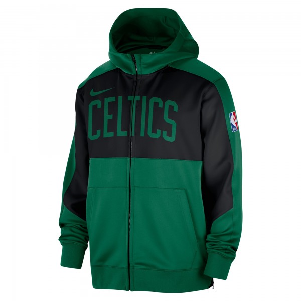 Толстовка на молнии Boston Celtics Nike Authentic On-Court Showtime Performance - Kelly Green