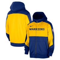 Толстовка на молнии Golden State Warriors Nike Authentic On-Court Showtime Performance - Royal