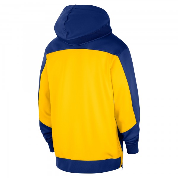 Толстовка на молнии Golden State Warriors Nike Authentic On-Court Showtime Performance - Royal