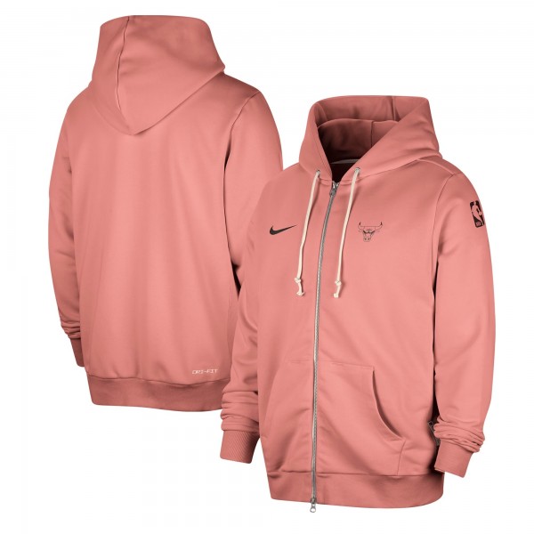 Толстовка на молнии Chicago Bulls Nike Red Authentic Standard Issue
