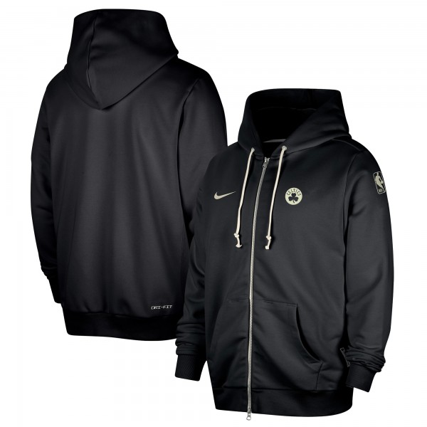 Толстовка на молнии Boston Celtics Nike Authentic Standard Issue - Black
