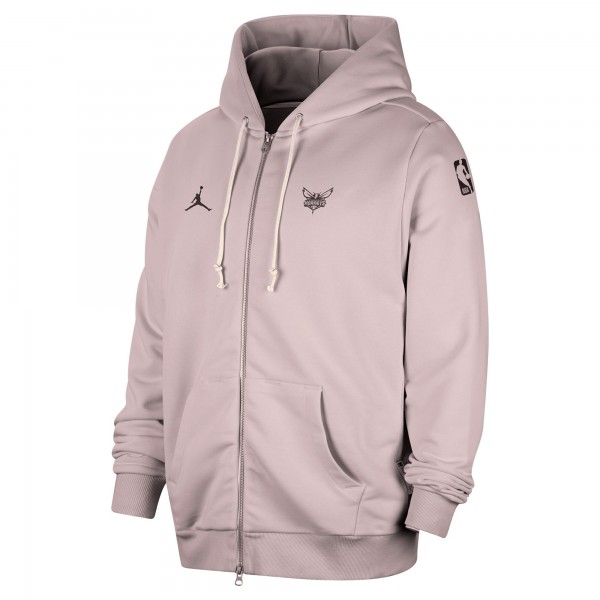 Толстовка на молнии Charlotte Hornets Jordan Brand Authentic Standard Issue - Purple
