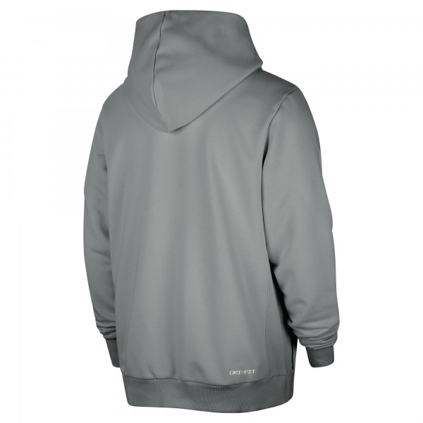 Толстовка на молнии Brooklyn Nets Nike Authentic Standard Issue - Gray