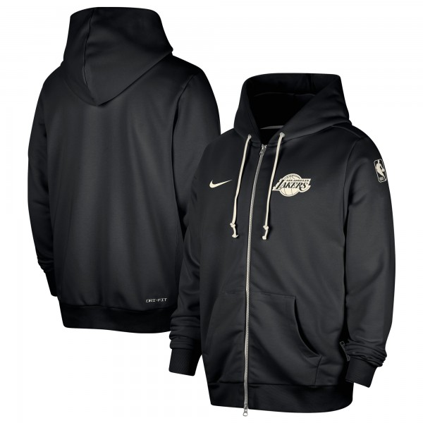 Толстовка на молнии Los Angeles Lakers Nike Authentic Standard Issue - Black