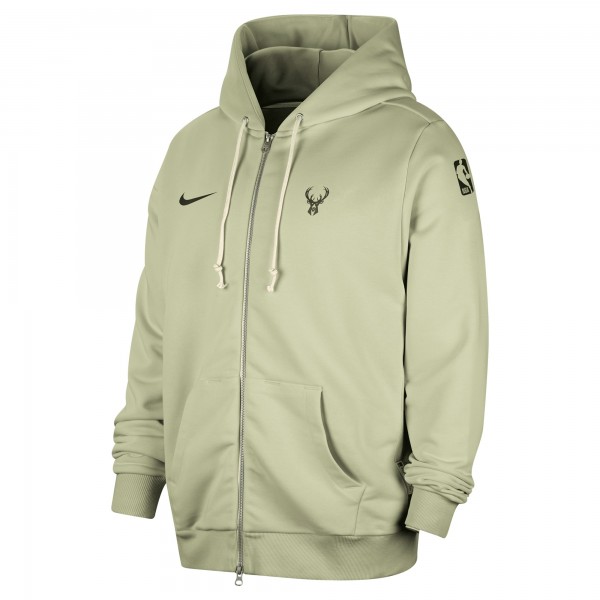 Толстовка на молнии Milwaukee Bucks Nike Authentic Standard Issue - Green