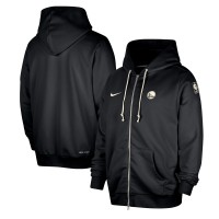 Толстовка на молнии Golden State Warriors Nike Authentic Standard Issue - Black