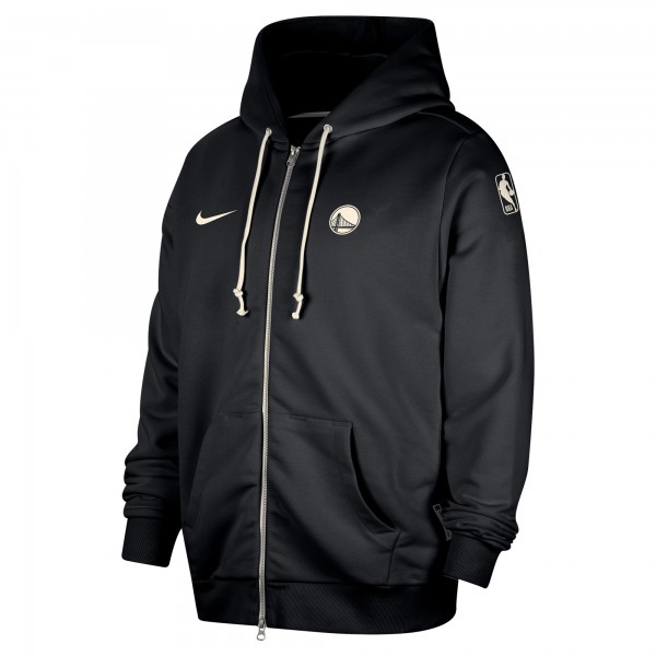 Толстовка на молнии Golden State Warriors Nike Authentic Standard Issue - Black
