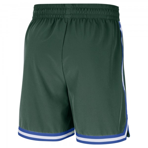 Milwaukee Bucks Nike Hunter Green Authentic Pre-Game Woven Performance Shorts