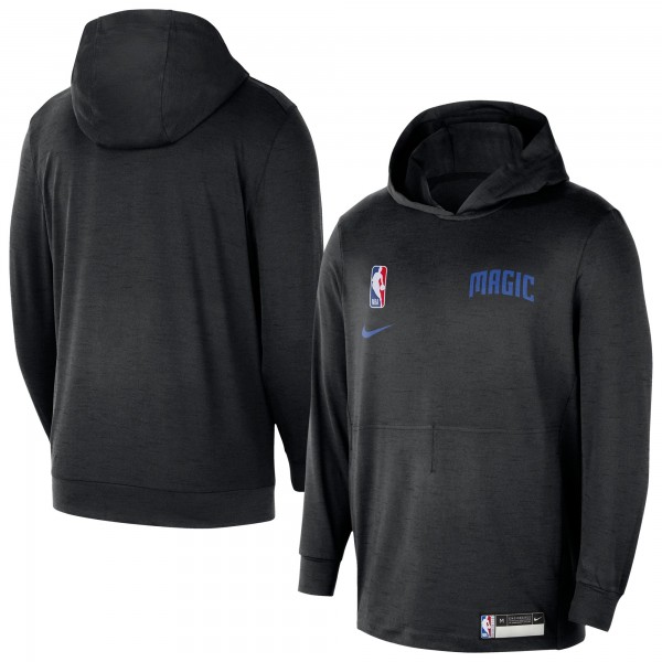 Orlando Magic Nike Black 2024/25 On-Court Authentic Practice Yoga Restore Lightweight Pullover Hoodie