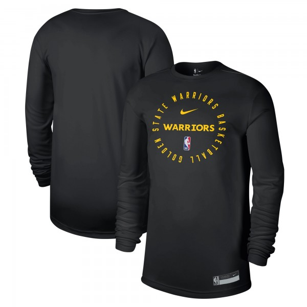 Футболка с длинным рукавом Golden State Warriors Nike 2024/25 Legend On-Court Practice - Black