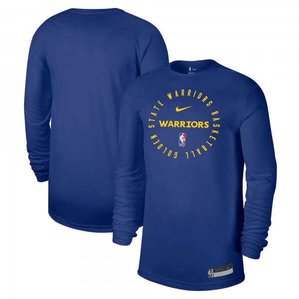 Футболка с длинным рукавом Golden State Warriors Nike 2024/25 Legend On-Court Practice - Royal