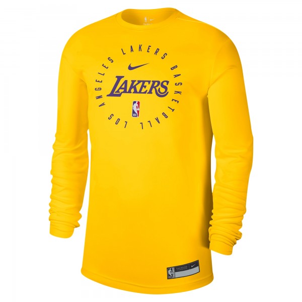 Футболка с длинным рукавом Los Angeles Lakers Nike 2024/25 Legend On-Court Practice - Gold
