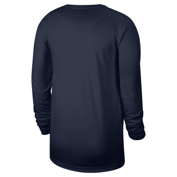 Washington Wizards Nike Navy 2024/25 Legend On-Court Practice Long Sleeve T-Shirt