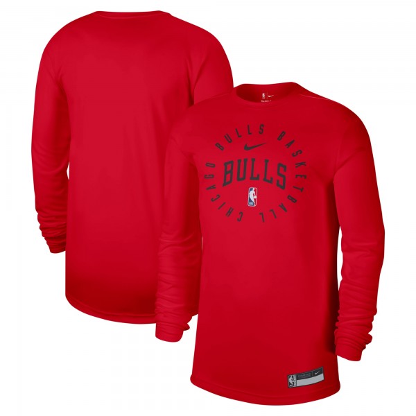 Футболка с длинным рукавом Chicago Bulls Nike 2024/25 Legend On-Court Practice - Red