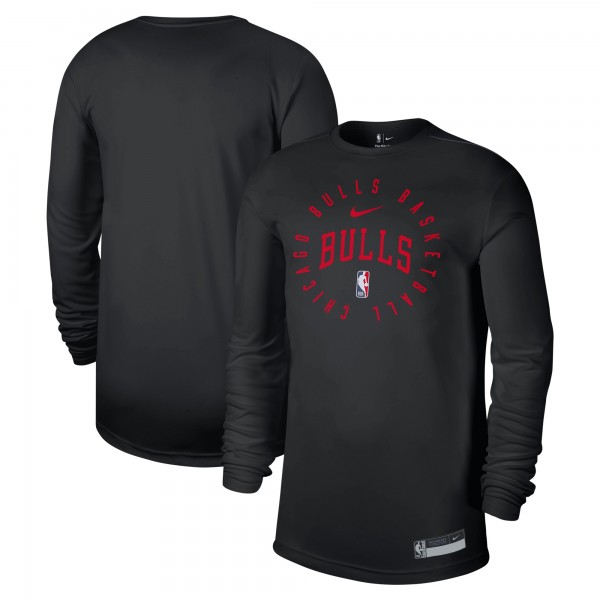 Футболка с длинным рукавом Chicago Bulls Nike 2024/25 Legend On-Court Practice - Black