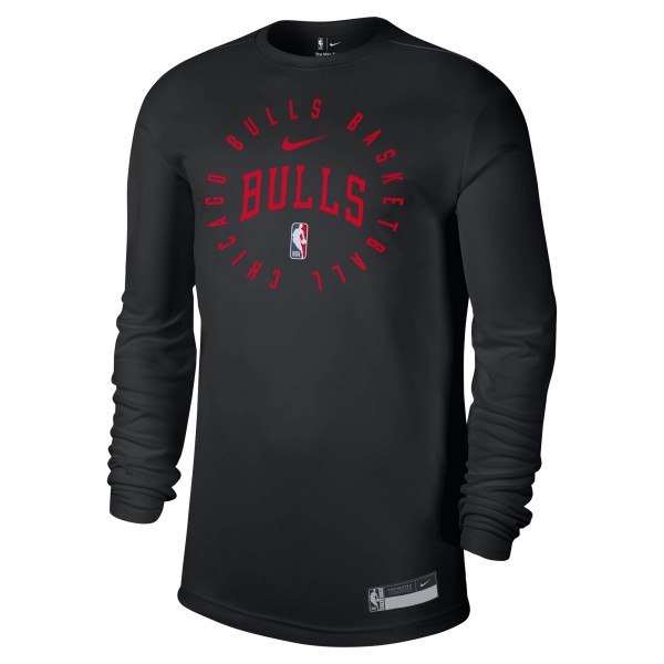 Футболка с длинным рукавом Chicago Bulls Nike 2024/25 Legend On-Court Practice - Black