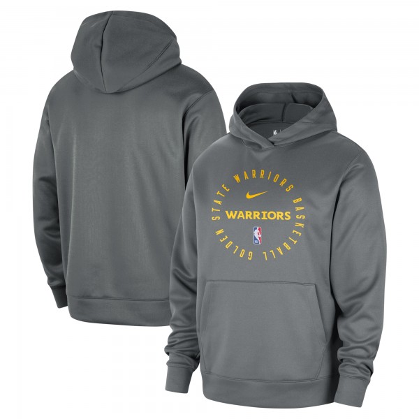 Толстовка Golden State Warriors Nike 2024/25 Spotlight On-Court Practice Performance - Gray