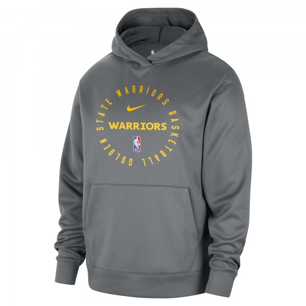 Толстовка Golden State Warriors Nike 2024/25 Spotlight On-Court Practice Performance - Gray