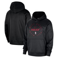 Толстовка Miami Heat Nike Black 2024/25 Spotlight On-Court Practice Performance