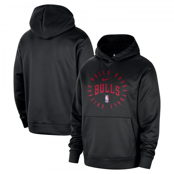 Толстовка Chicago Bulls Nike 2024/25 Spotlight On-Court Practice Performance - Black