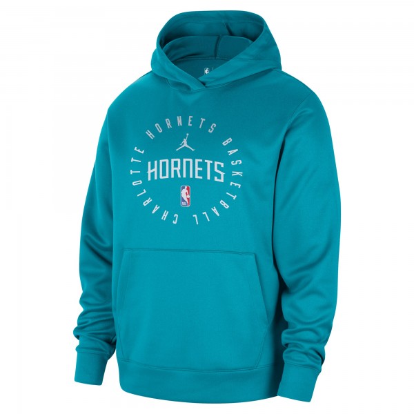 Толстовка Charlotte Hornets Jordan Brand 2024/25 Spotlight On-Court Practice Performance - Teal