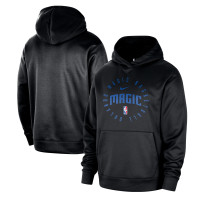 Orlando Magic Nike Black 2024/25 Spotlight On-Court Practice Performance Pullover Hoodie