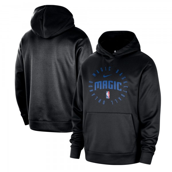 Orlando Magic Nike Black 2024/25 Spotlight On-Court Practice Performance Pullover Hoodie