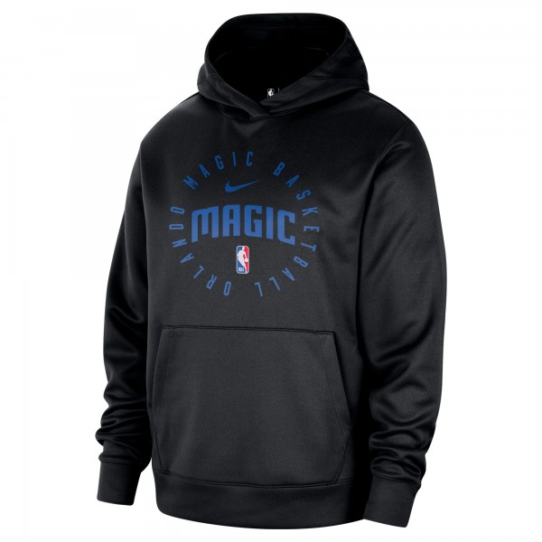 Orlando Magic Nike Black 2024/25 Spotlight On-Court Practice Performance Pullover Hoodie