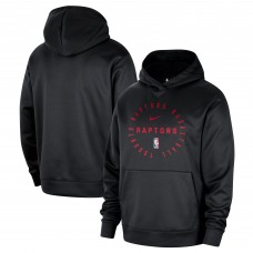 Toronto Raptors Nike Black 2024/25 Spotlight On-Court Practice Performance Pullover Hoodie