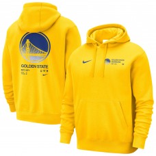 Толстовка Golden State Warriors Nike Courtside Club - Gold