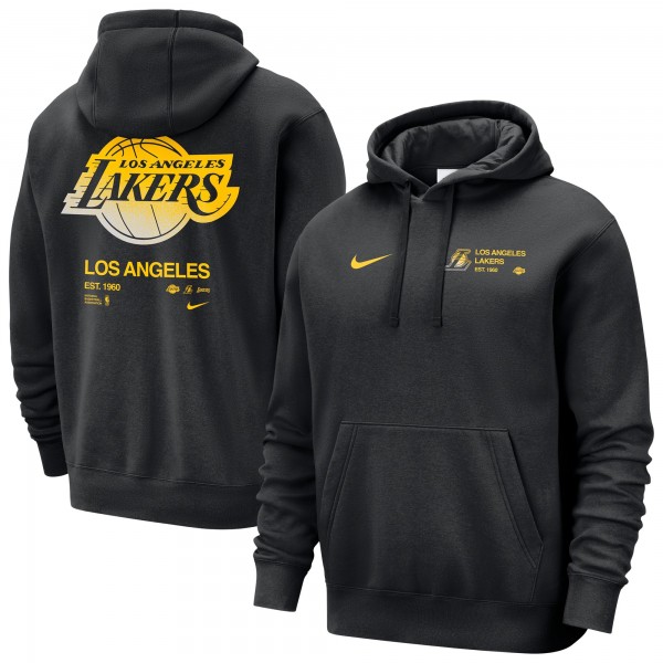 Толстовка Los Angeles Lakers Nike Courtside Club - Black