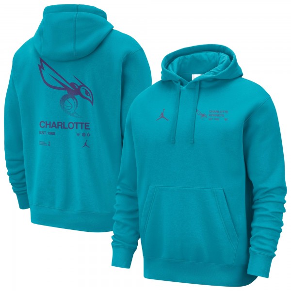 Толстовка Charlotte Hornets Jordan Brand Courtside Club - Teal