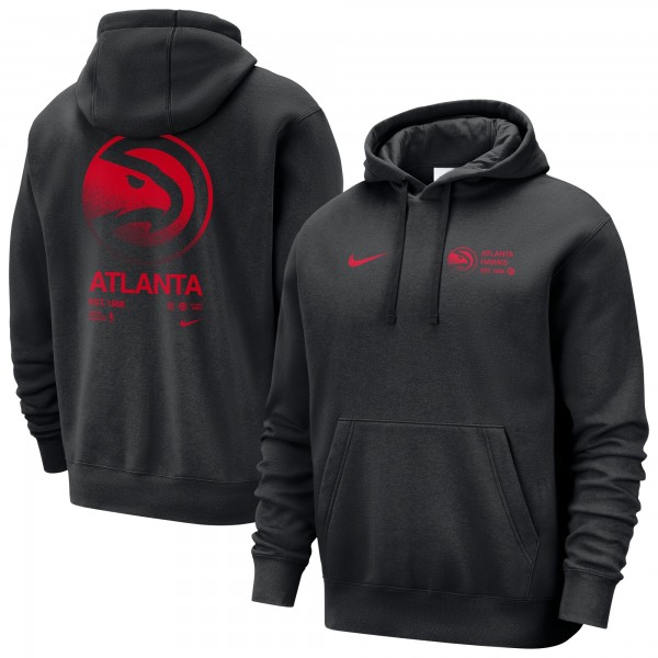 Толстовка Atlanta Hawks Nike Courtside Club - Black