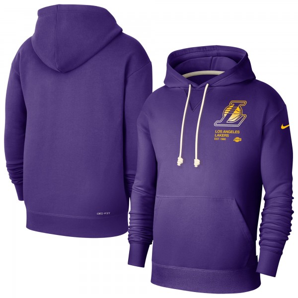 Толстовка Los Angeles Lakers Nike Courtside Standard Issue Premium Performance - Purple