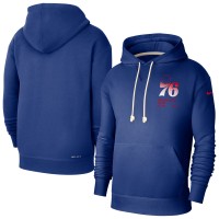 Philadelphia 76ers Nike Royal Courtside Standard Issue Premium Performance Pullover Hoodie
